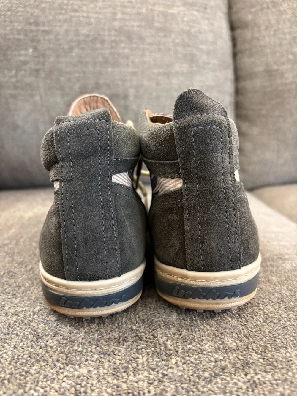 inkkas Suede Chukka Camping Boots with Blue Eagle Wing - Men’s 7 or Women’s 9